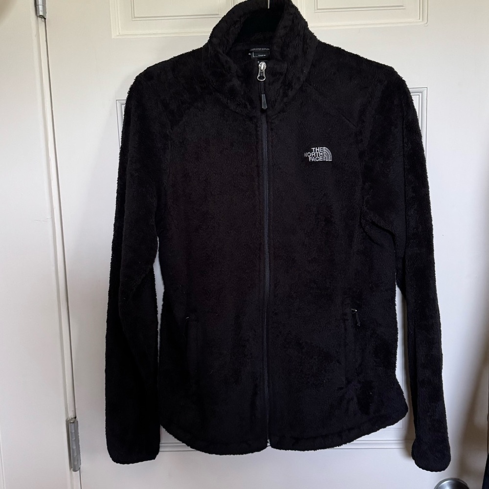 The North Face Black Fleece Jacket Cozy and Stylish